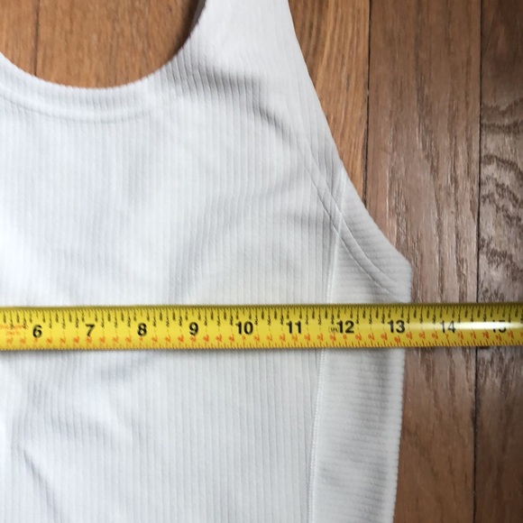 Lululemon Ribbed Softstreme Cropped Tank Top in Ivory - Picture 4 of 7